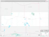Kiowa, Co Carrier Route Wall Map