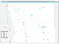 Kittson, Mn Carrier Route Wall Map