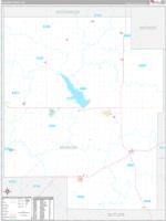 Marion, Ks Carrier Route Wall Map
