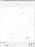 Martin, Tx Carrier Route Wall Map