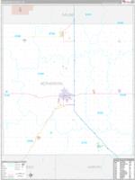 Mcpherson, Ks Carrier Route Wall Map