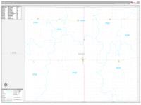 Ness, Ks Carrier Route Wall Map