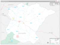Oglethorpe, Ga Carrier Route Wall Map