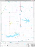 Osage, Ks Carrier Route Wall Map
