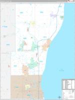 Ozaukee, Wi Carrier Route Wall Map