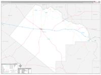 Pecos, Tx Carrier Route Wall Map