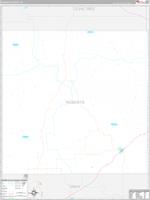Roberts, Tx Carrier Route Wall Map