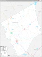 Robertson, Tx Carrier Route Wall Map