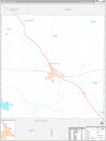 Scurry, Tx Carrier Route Wall Map
