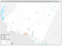Starr, Tx Carrier Route Wall Map