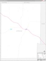 Sterling, Tx Carrier Route Wall Map