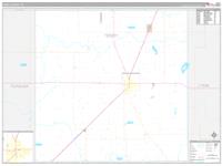 Terry, Tx Carrier Route Wall Map