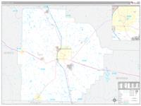 Tift, Ga Carrier Route Wall Map