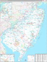 New Jersey Southern Wall Map