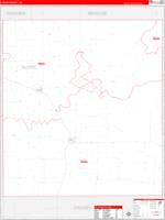 Floyd, Tx Carrier Route Wall Map