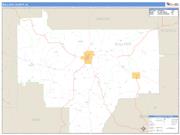 Bullock County, AL Basic Edition ZIP Code Wall Map