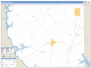 Coosa County, AL Basic Edition ZIP Code Wall Map