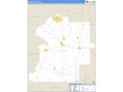 Marengo County, AL Basic Edition ZIP Code Wall Map