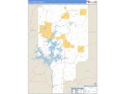 Tallapoosa County, AL Basic Edition ZIP Code Wall Map
