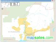 Matanuska-Susitna County, AK Basic Edition ZIP Code Wall Map