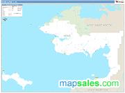 Nome County, AK Basic Edition ZIP Code Wall Map