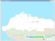 North Slope County, AK Basic Edition ZIP Code Wall Map