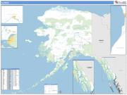 Alaska Zip Code Wall Map