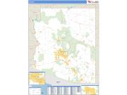 Arizona Zip Code Wall Map