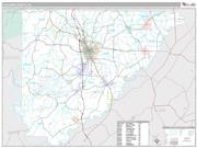Cullman County, AL Premium Edition ZIP Code Wall Map