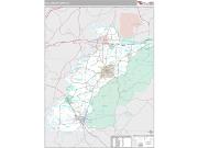 Talladega County, AL Premium Edition ZIP Code Wall Map