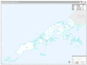 Aleutians East County, AK Premium Edition ZIP Code Wall Map