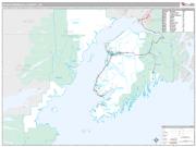 Kenai Peninsula County, AK Premium Edition ZIP Code Wall Map