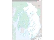 Ketchikan Gateway County, AK Premium Edition ZIP Code Wall Map
