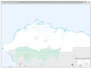 North Slope County, AK Premium Edition ZIP Code Wall Map