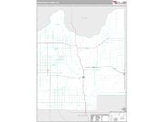 Roger Mills County Wall Map Premium Style 2009
