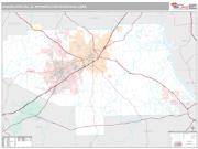 Auburn-Opelika, AL Wall Map