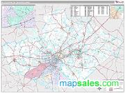 Augusta-Aiken, GA Wall Map