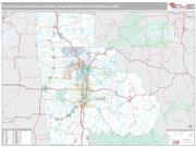 Fayetteville-Springdale-Rogers, AR Wall Map