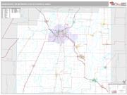 Jonesboro, AR Wall Map