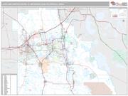 Lakeland-Winter Haven, FL Wall Map