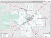 Little Rock-North Little Rock, AR Wall Map
