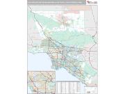 Los Angeles-Long Beach, CA Wall Map
