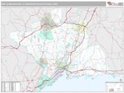 New Haven-Meriden, CT Wall Map