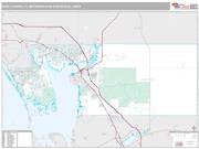 Punta Gorda, FL Wall Map