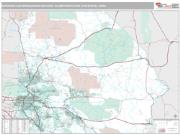 Riverside-San Bernardino, CA Wall Map
