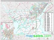 Wilmington-Newark, DE Wall Map