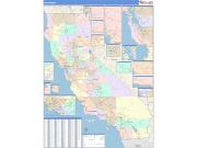 California Wall Map