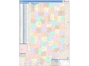 Indiana Wall Map