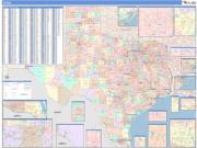 Texas Wall Map