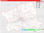 Buncombe County, NC Wall Maps